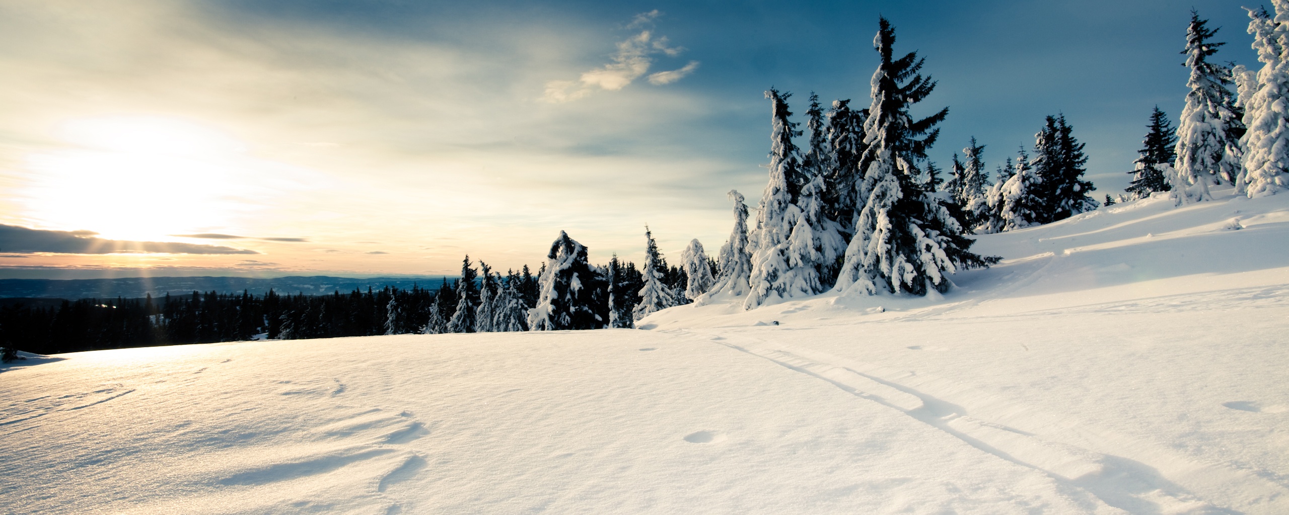 Зимние просторы обои