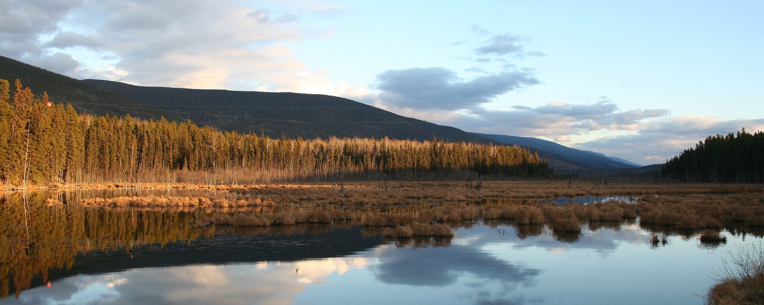 Осеннее озеро обои