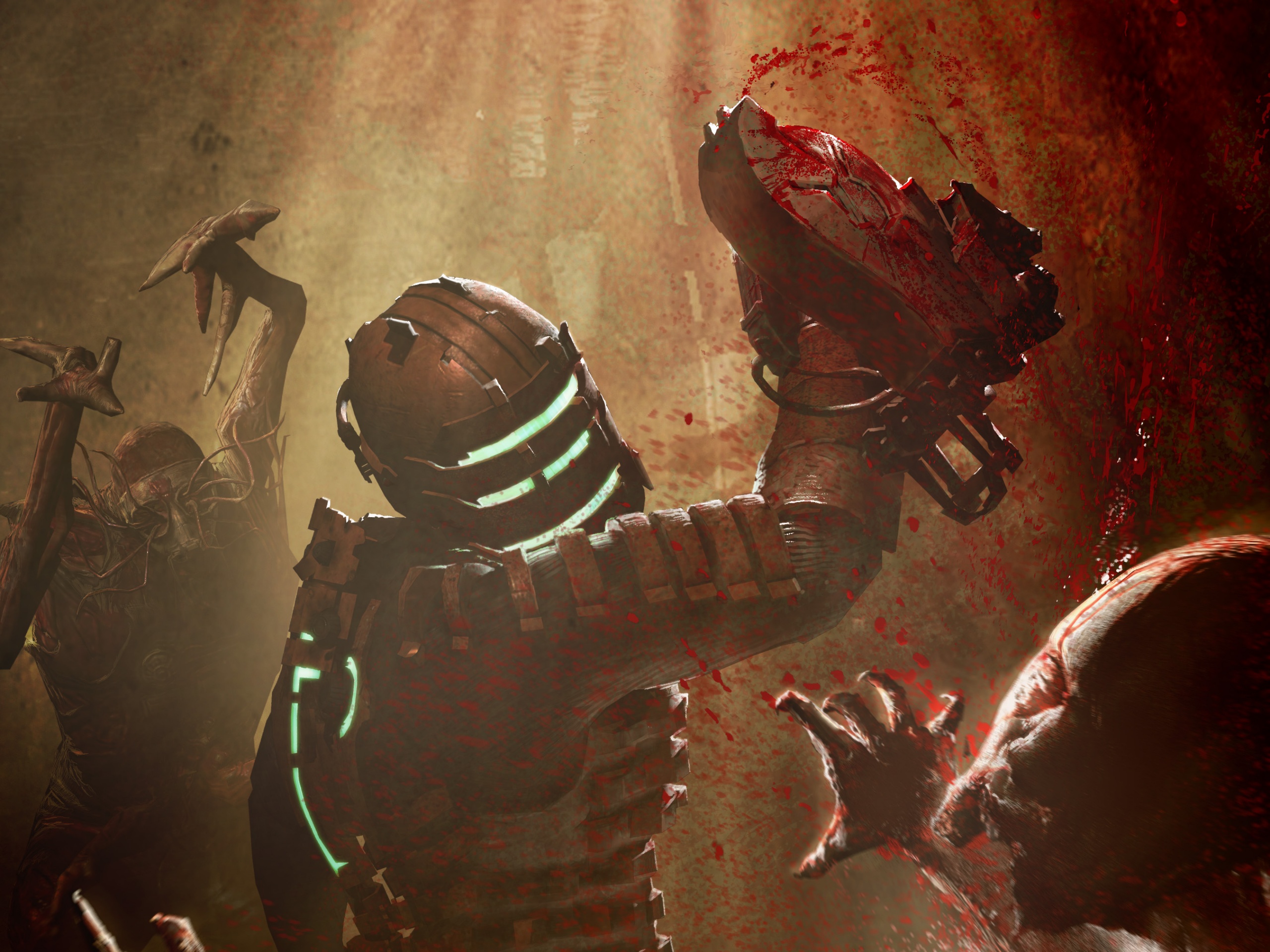 Айзек Кларк выпилил монстра обои