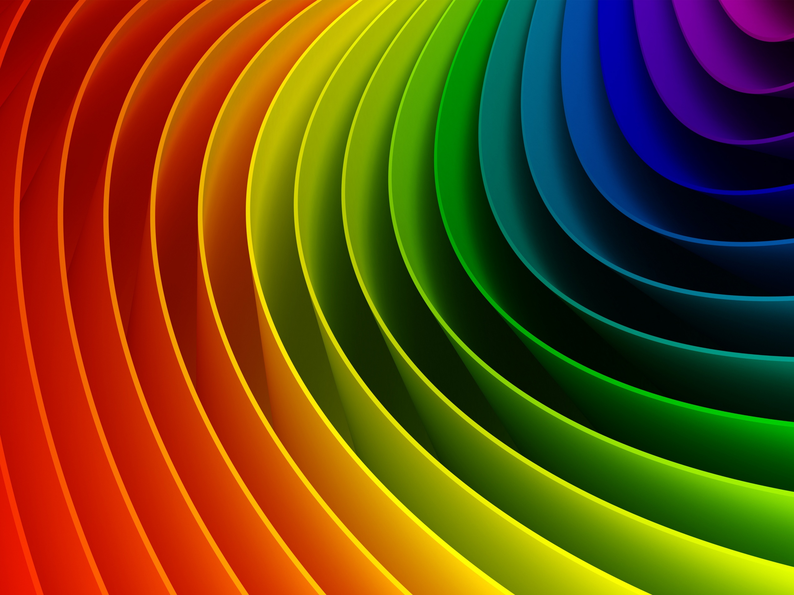 Радуга может быть такой обои