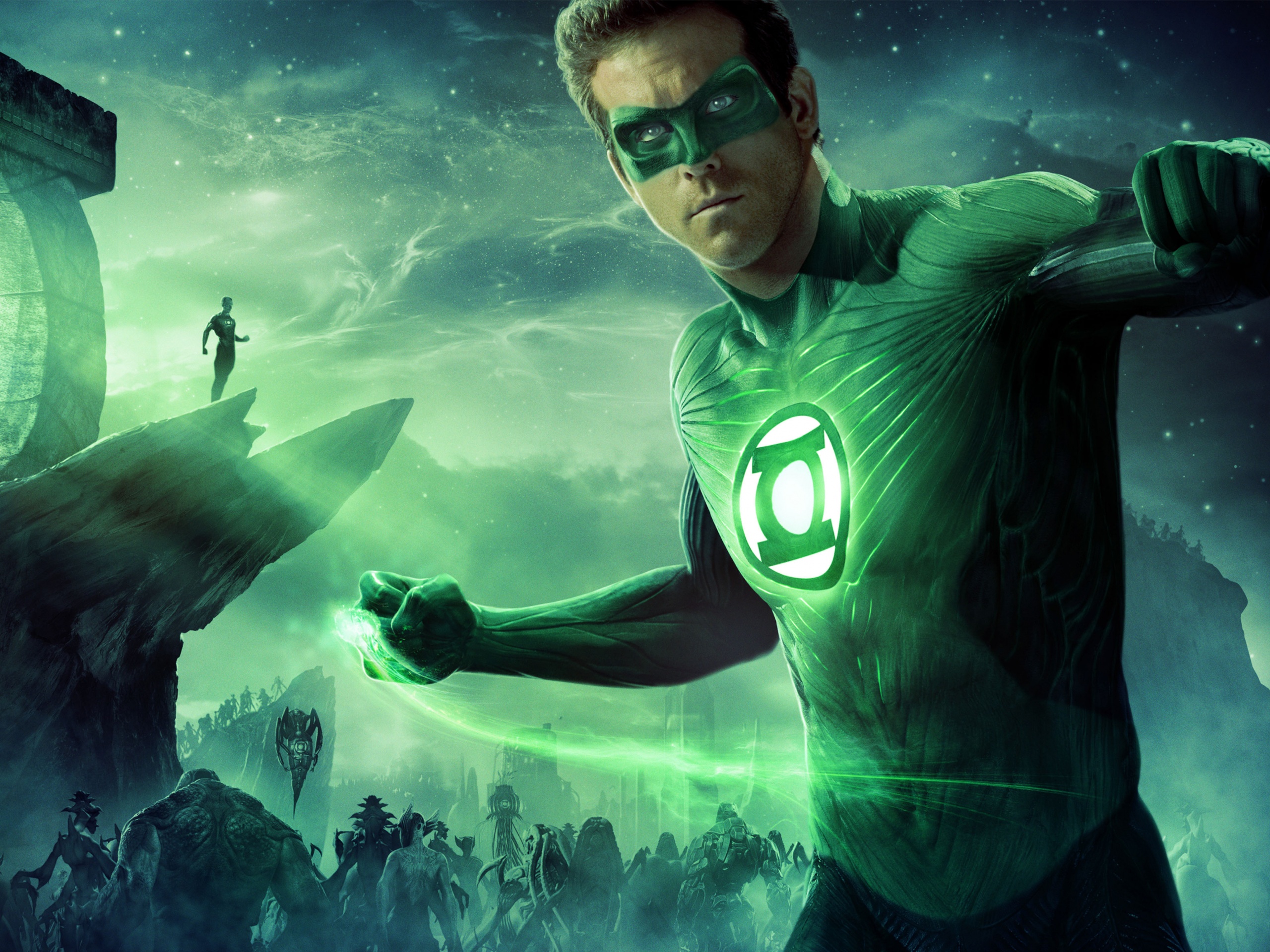 Зелёный фонарь обои