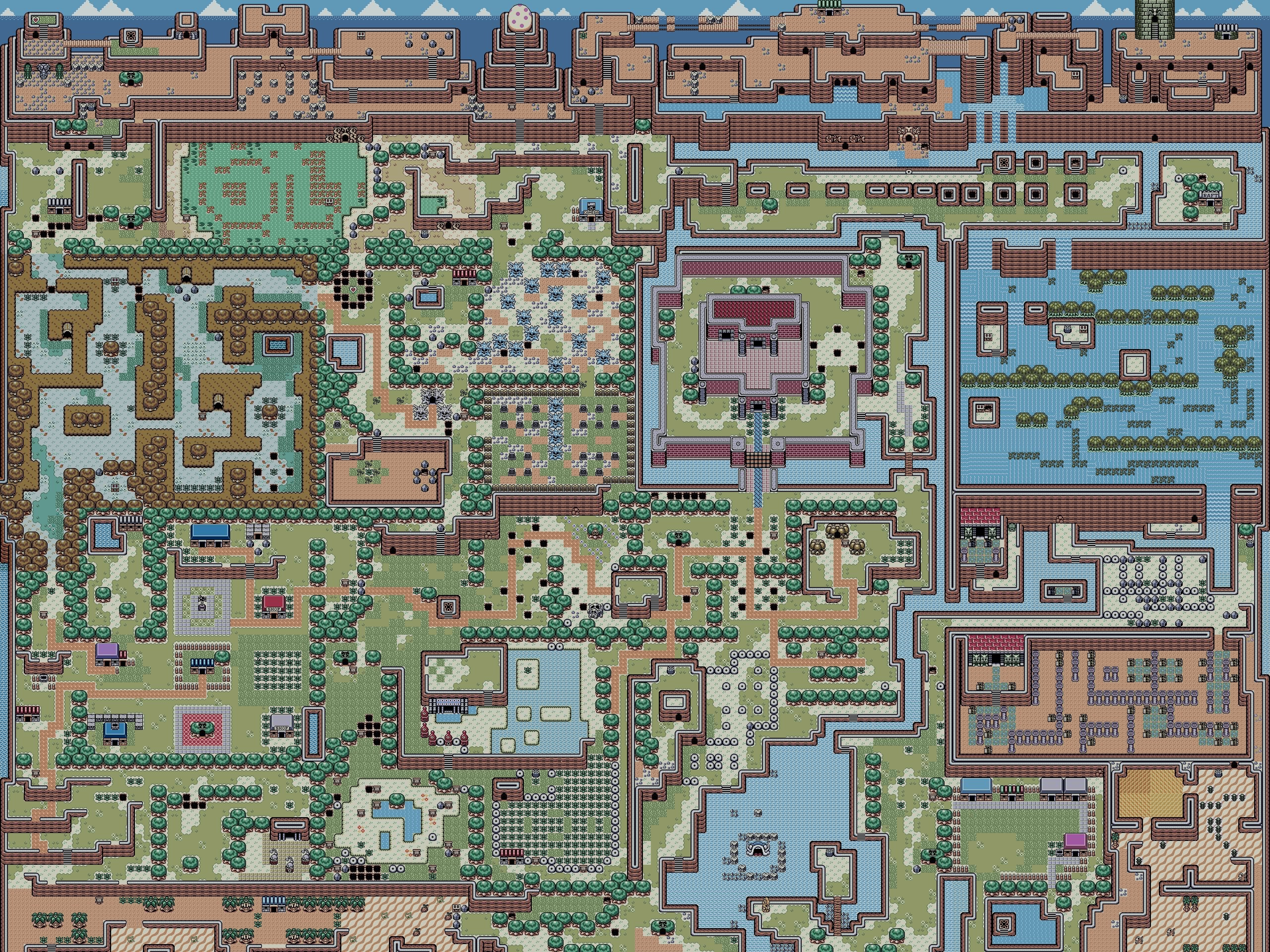 Пиксельный мир обои