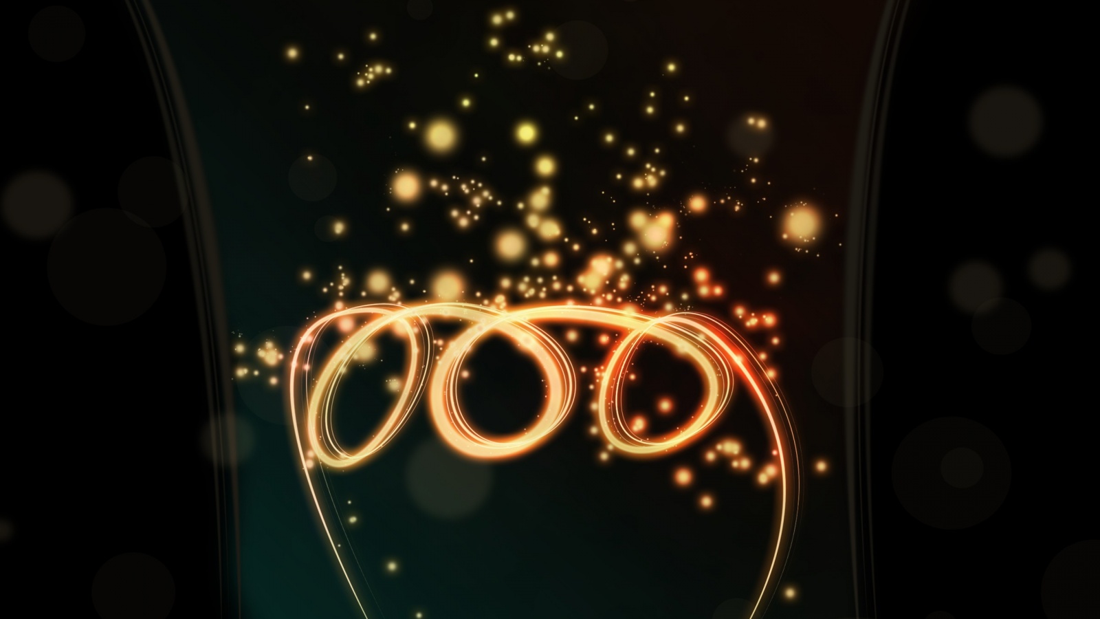 Огненные кольца обои