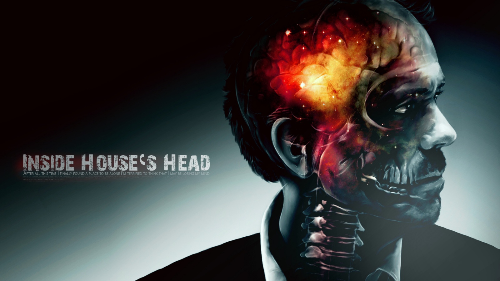 В голове доктора Хауса обои