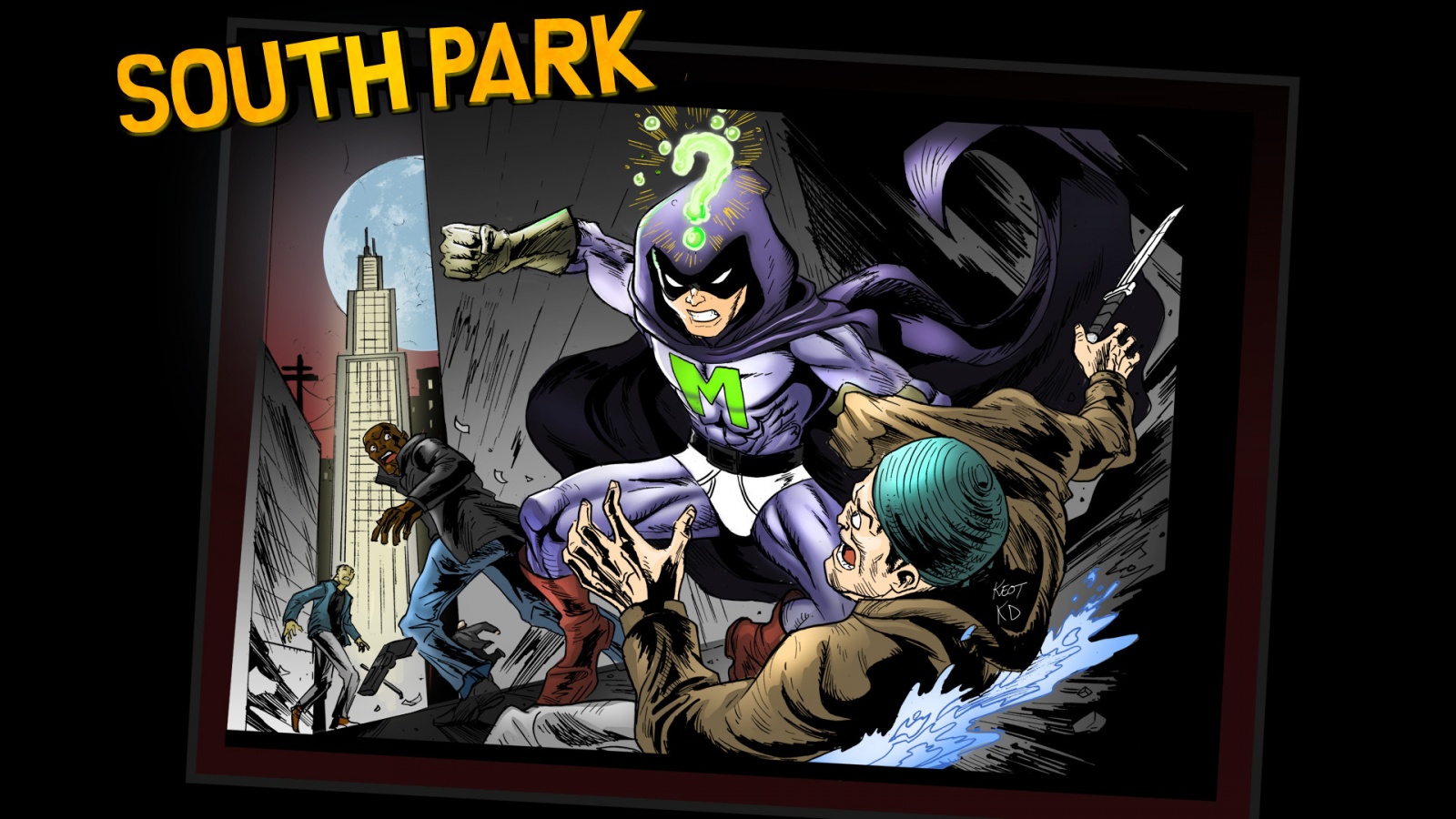 Комикс про Мистериона обои