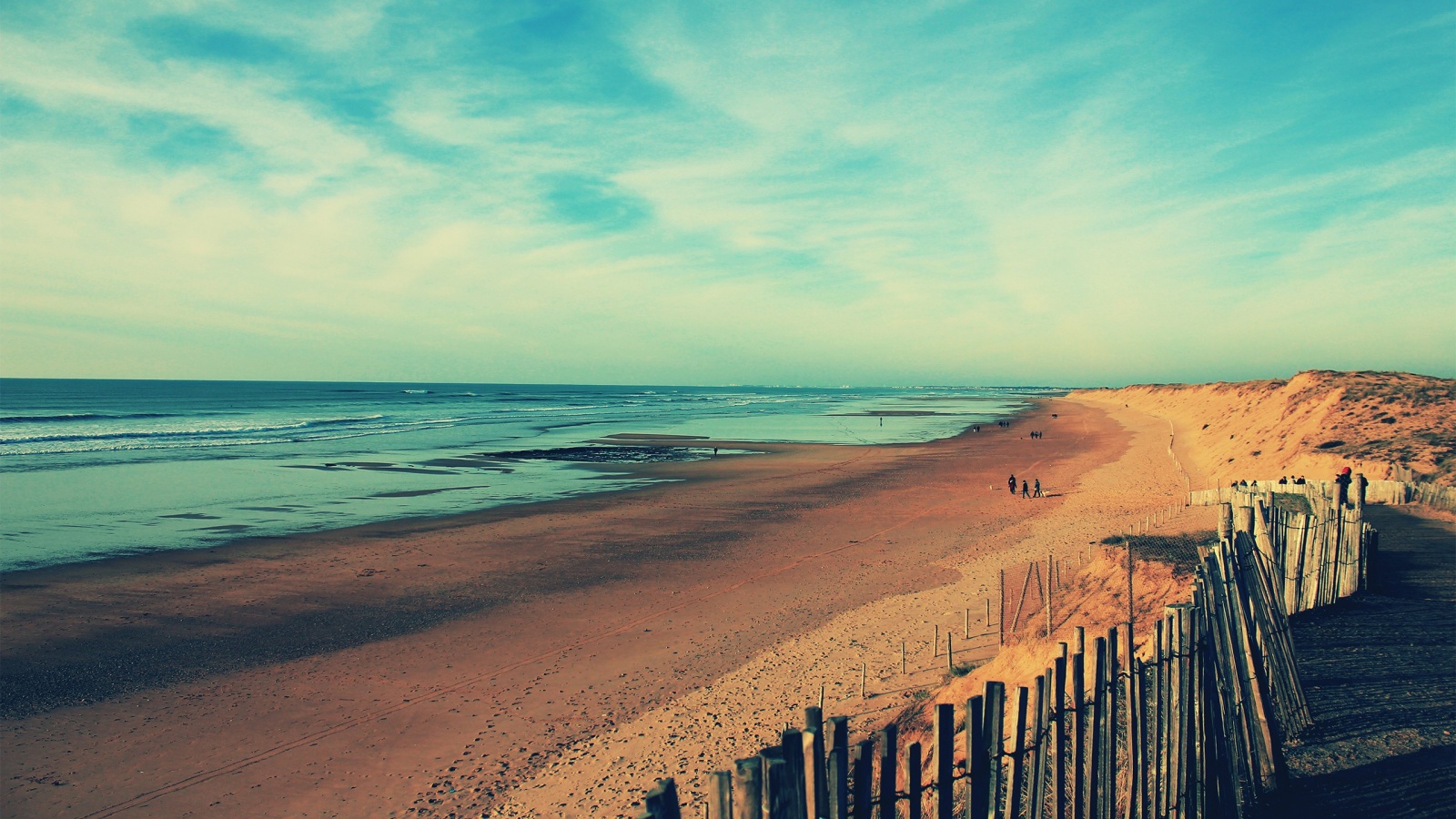 Обмелевший берег обои