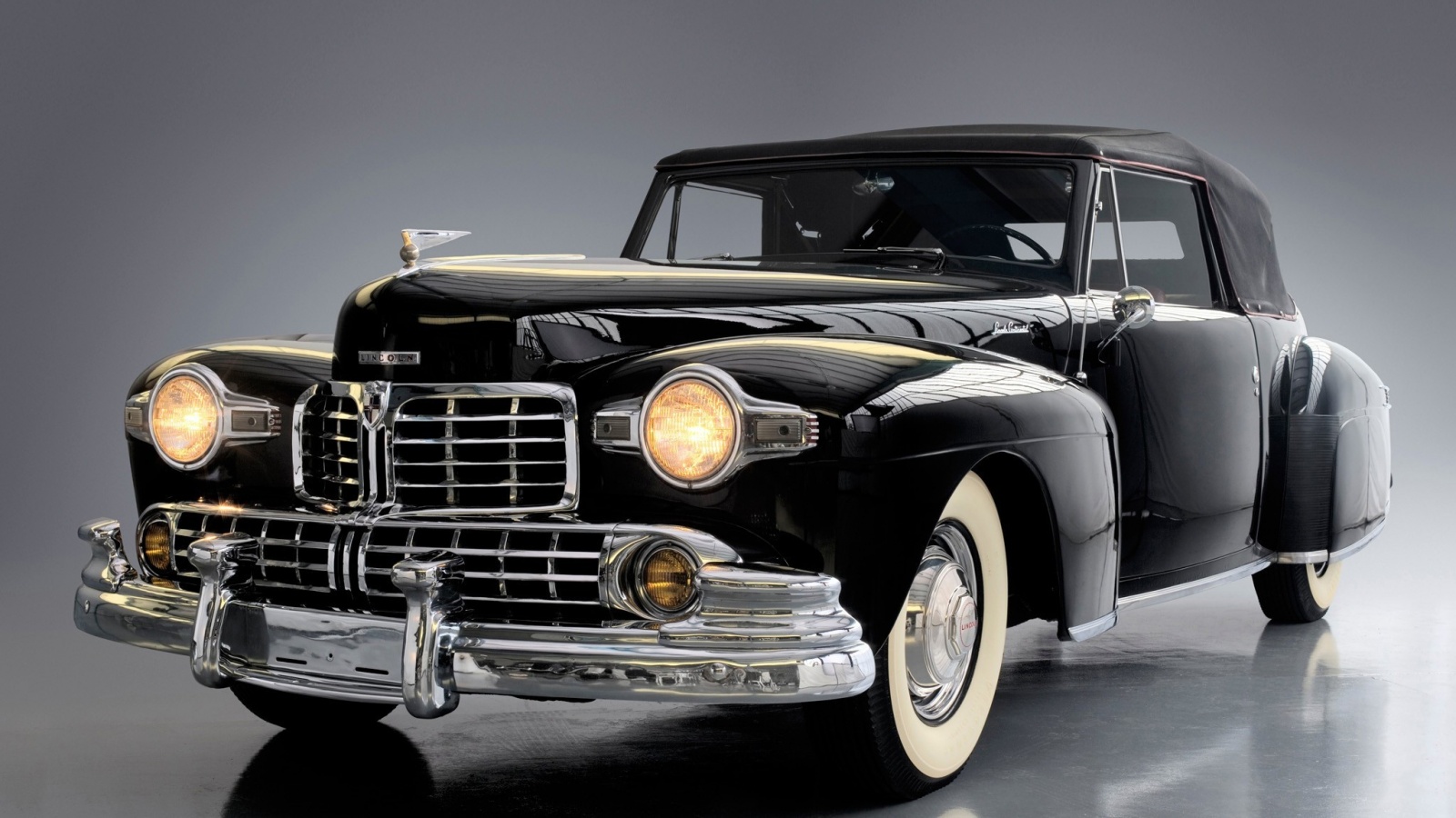 Черный ретро авто обои