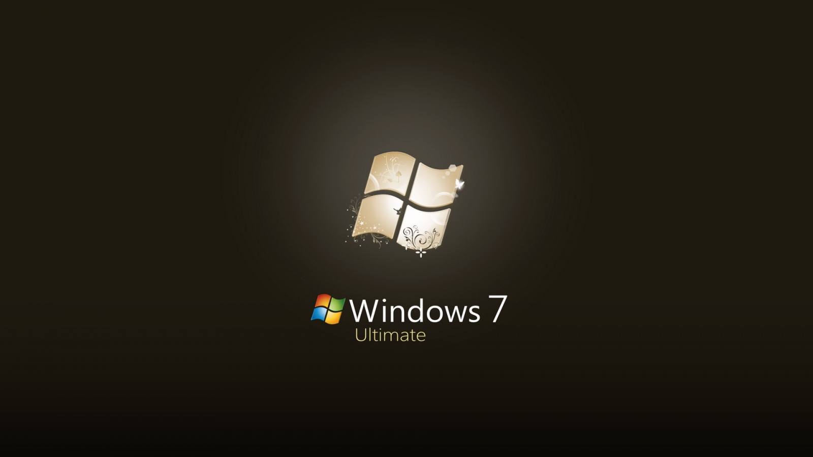 Логотип WIndows 7 Ultimate обои