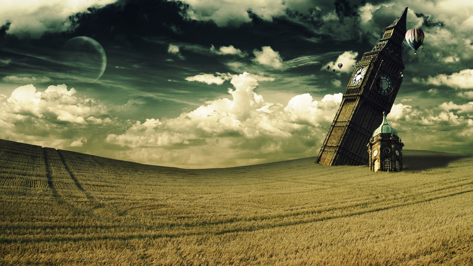 Лондон через тысячи лет обои