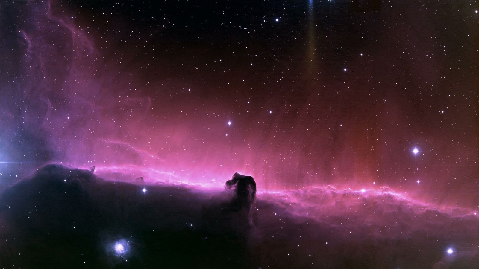 Розовая туманность обои