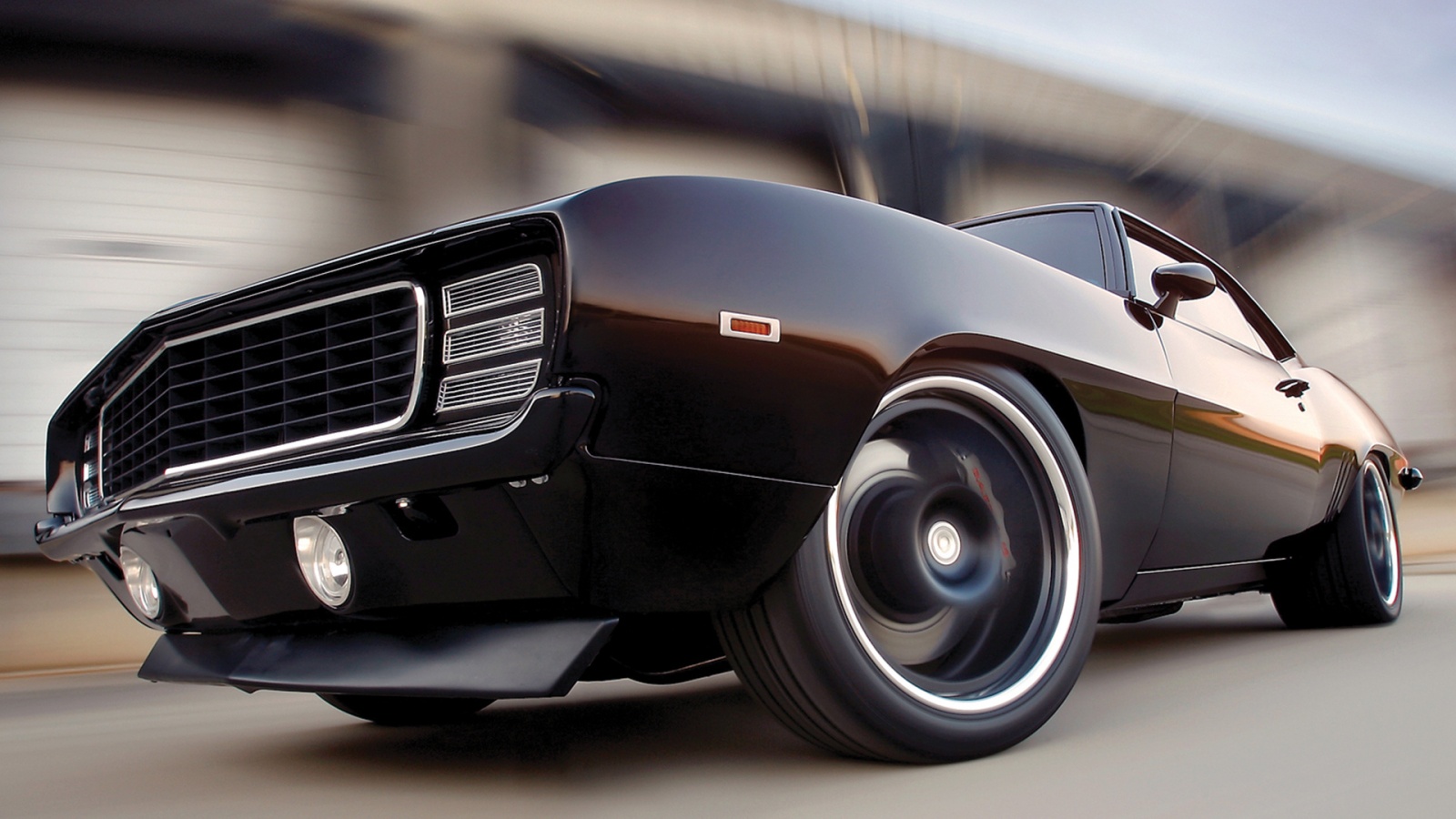 Мускул кар на повороте обои