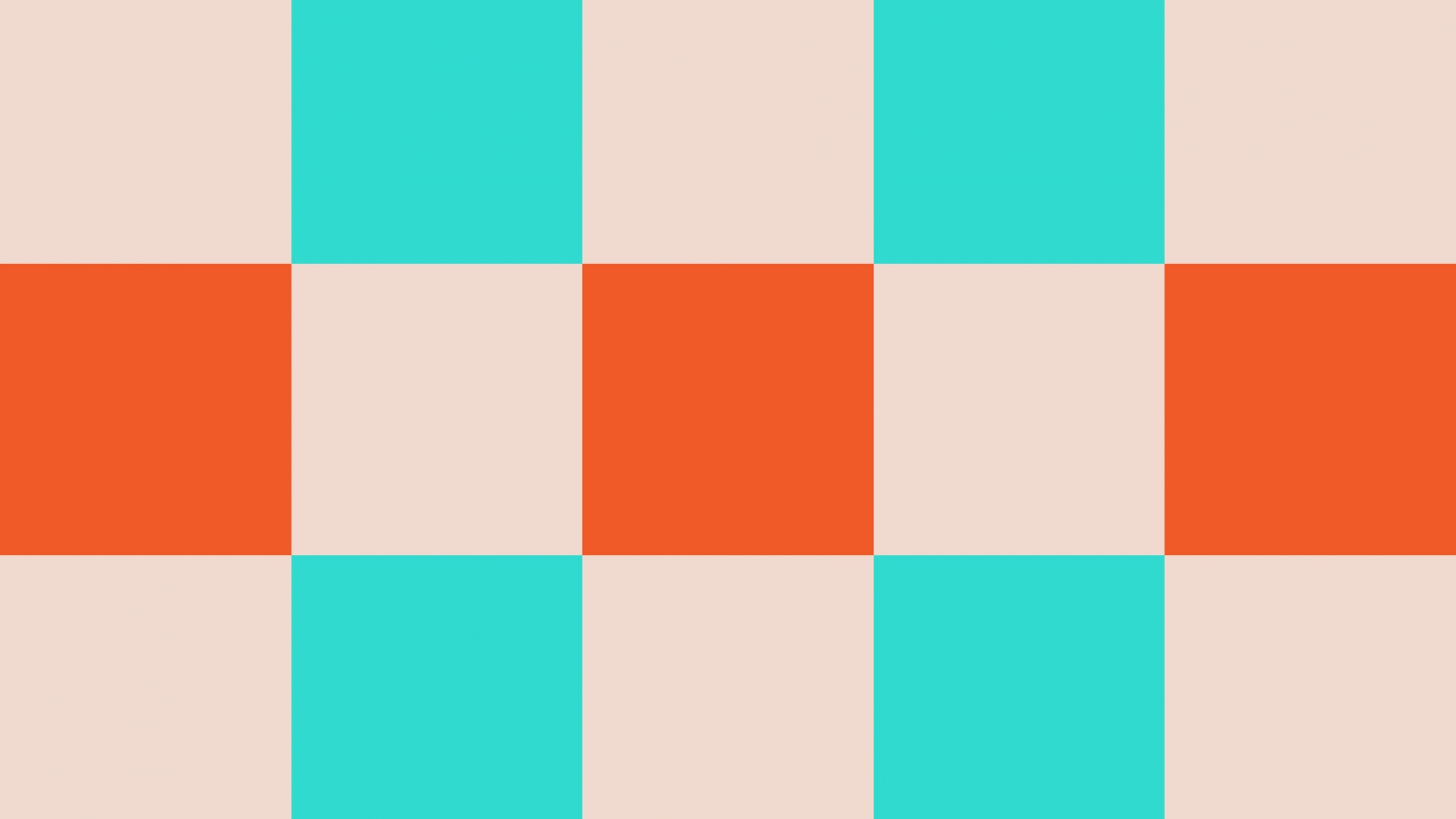 Оранжевые голубые и белые клетки обои