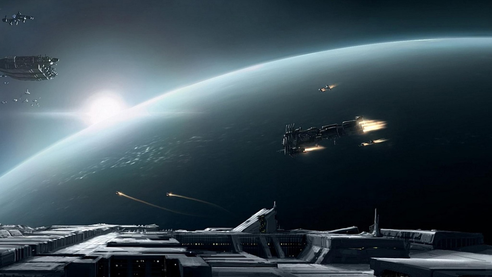 Космическая баталия обои