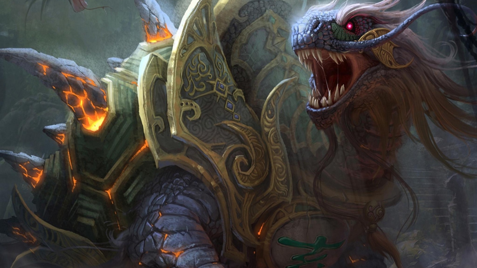 Драон-черепаха обои