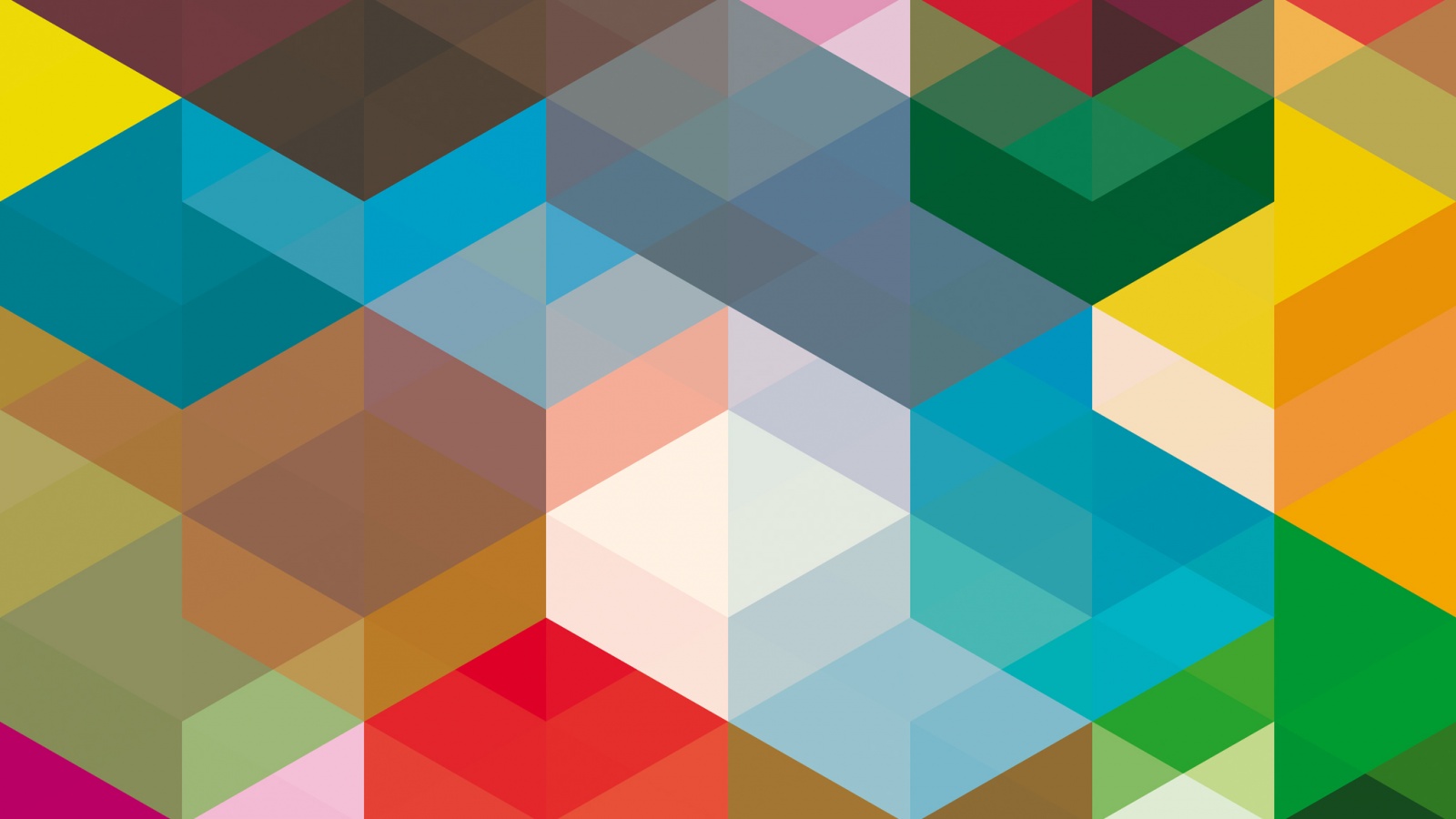 Разноцветные параллелограммы обои