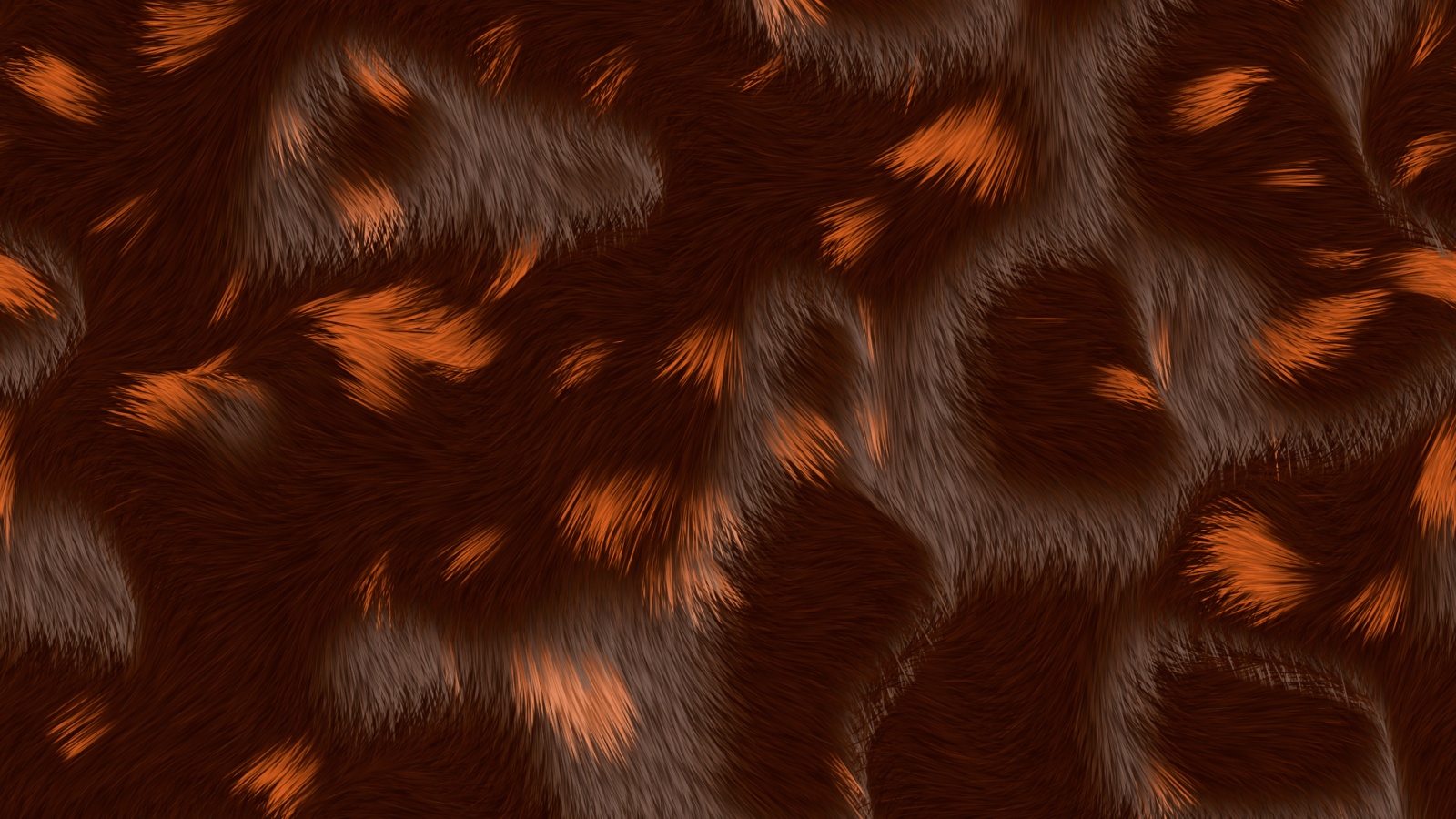 Льющийся волнами мех обои