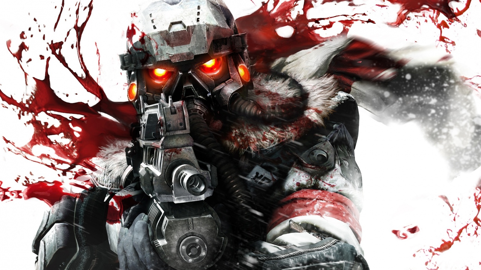 Боец в зимней форме обои