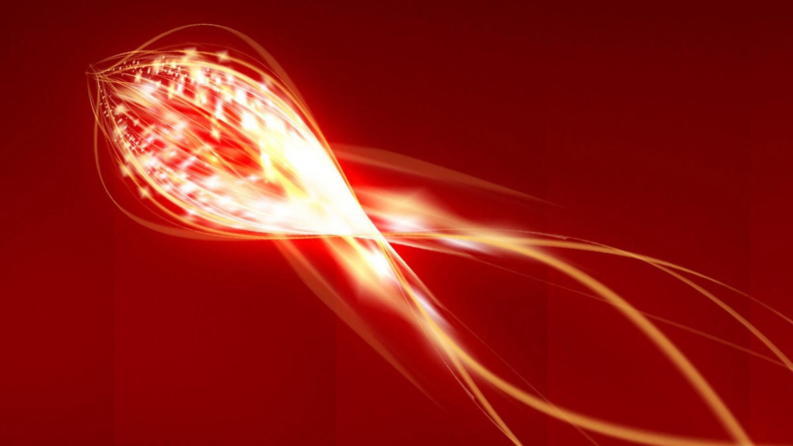 Сгусток красных линий обои